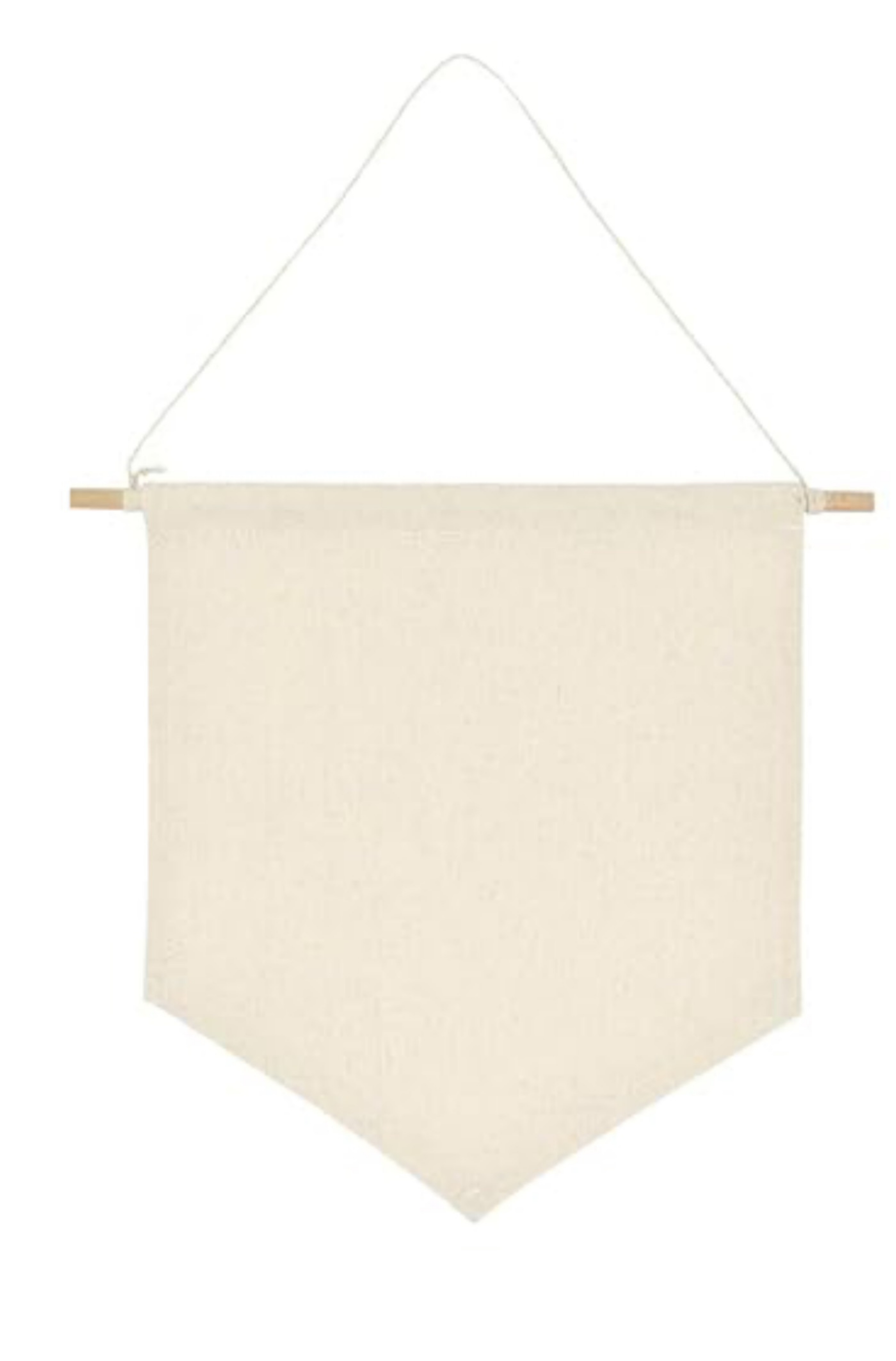 A growing collection of badges on a pennant